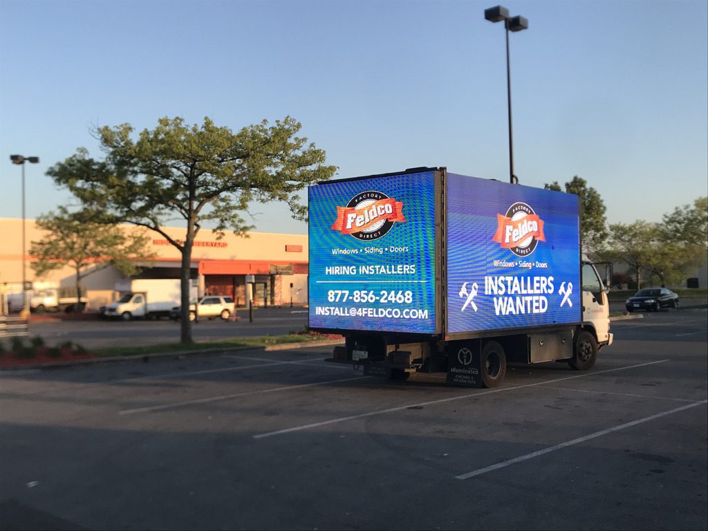 Led digital billboard truck, led screen rental, led truck billboard advertising