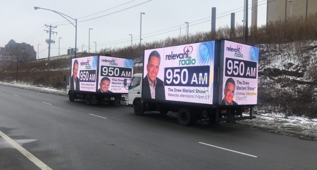 LED Billboard Trucks in Minneapolis, led screen rental, led truck billboard advertising