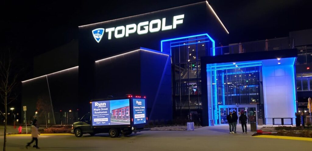 Billboard Truck Advertising in New York, led screen rental, led truck billboard advertising